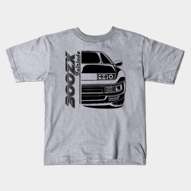 Fairlady 300ZX (Black Print) Kids T-Shirt by WINdesign